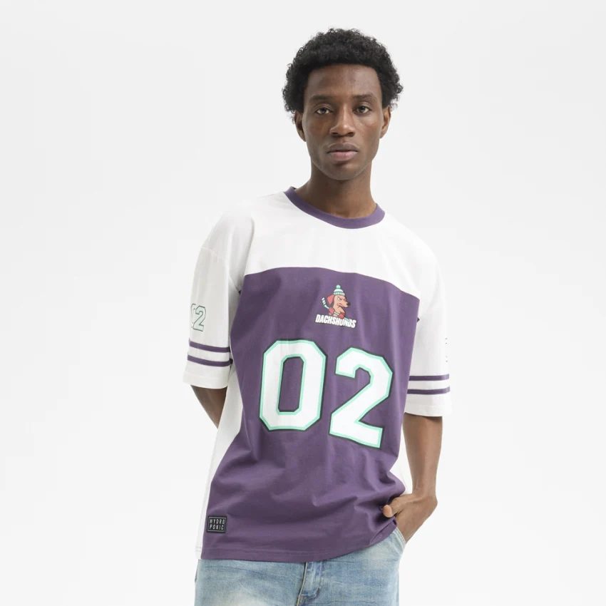 hydroponic camiseta hockey white dark purple