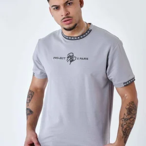 project x paris camiseta lisa con banda
