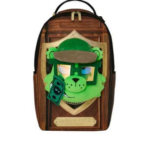 sprayground mochila mounted moneybear head backpack