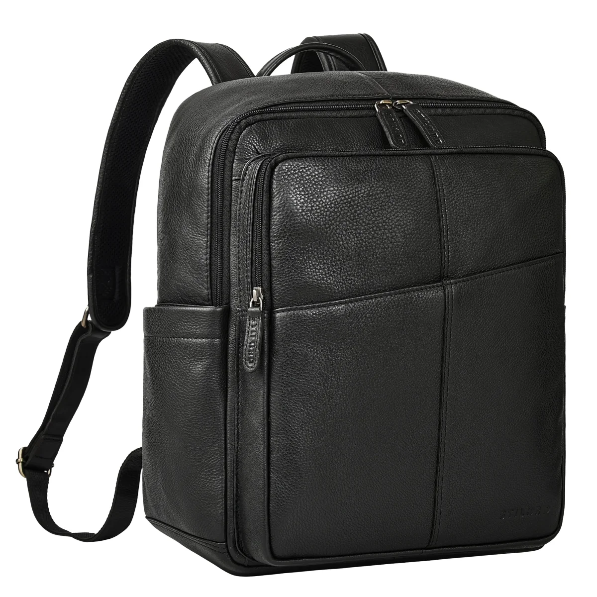 «Maurizio» Grande Mochila Hombre de Cuero con Compartimento Portátil 15,6″
